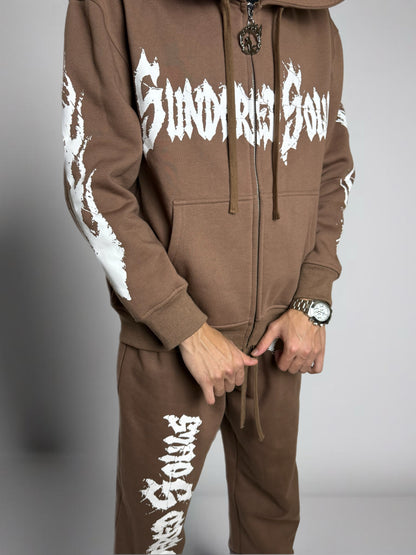 SS BROWN SWEATSUIT