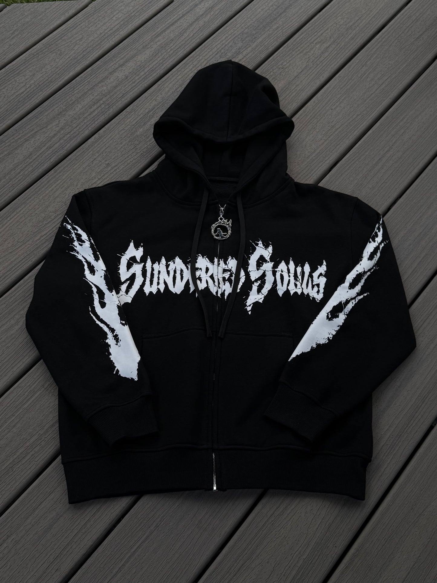 SS Black Zip Up