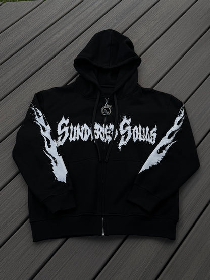 SS Black Zip Up
