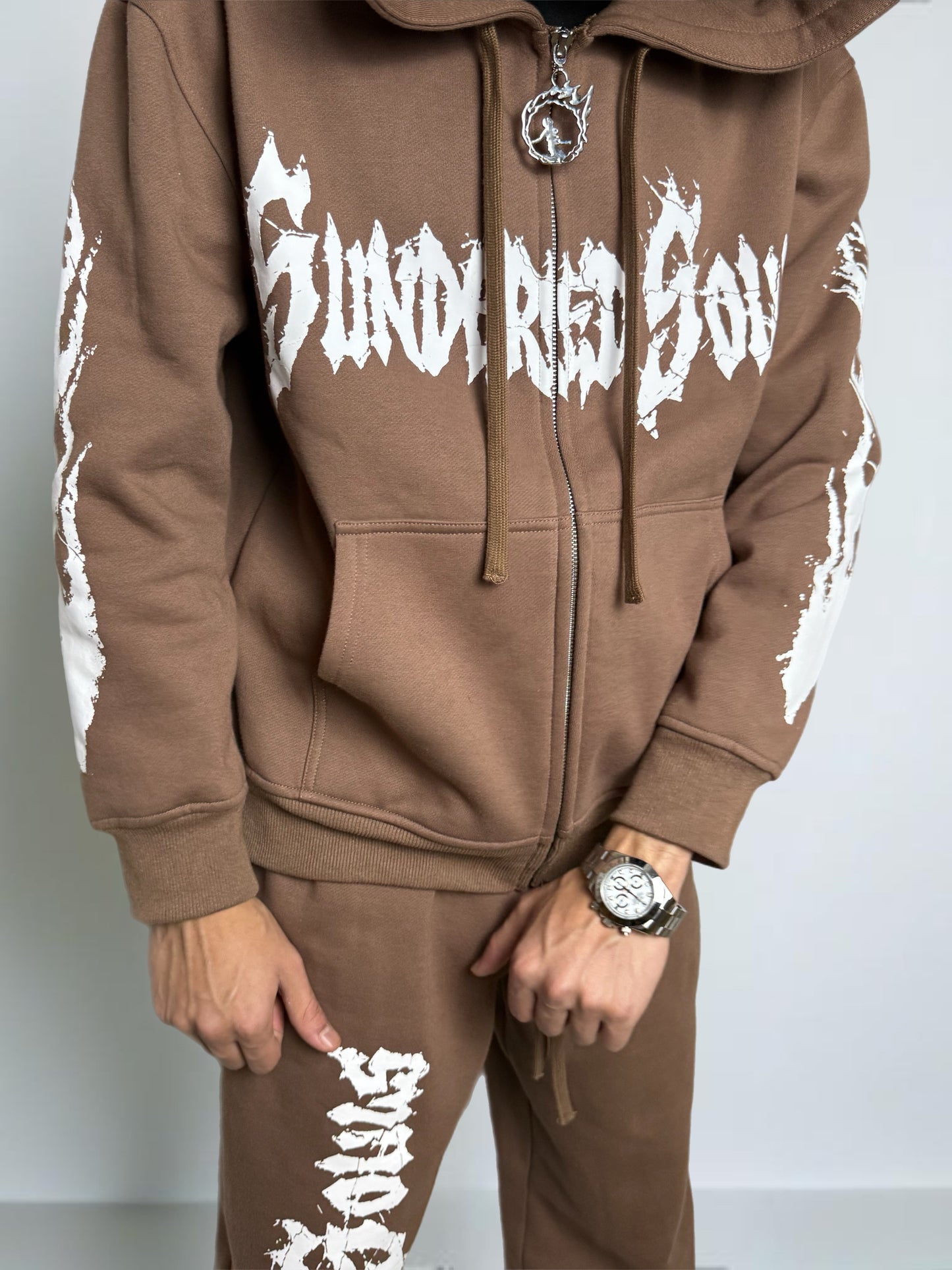 SS Brown Zip Up