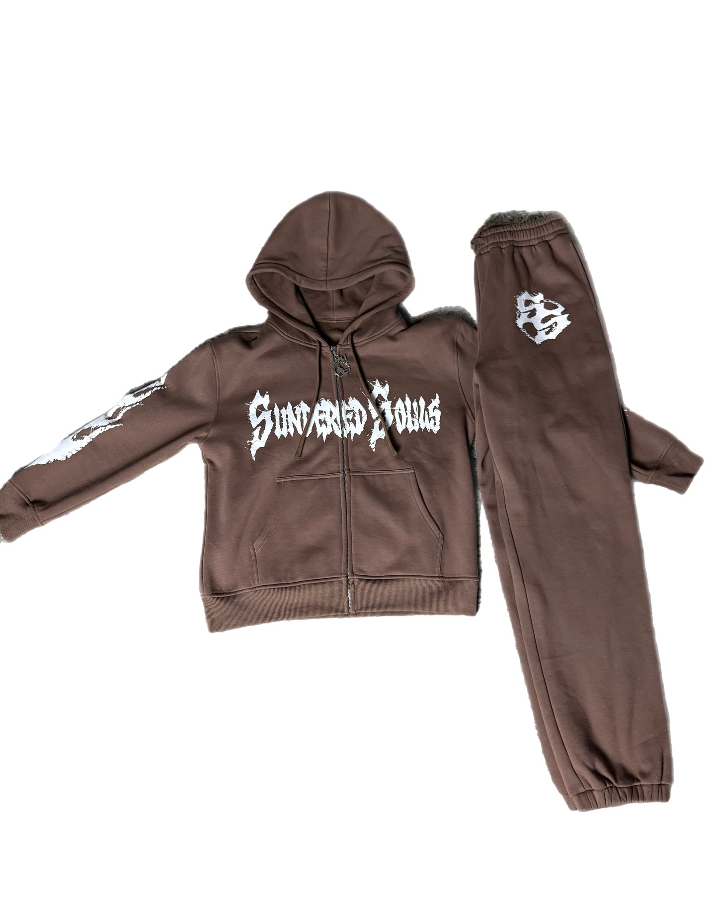 SS BROWN SWEATSUIT